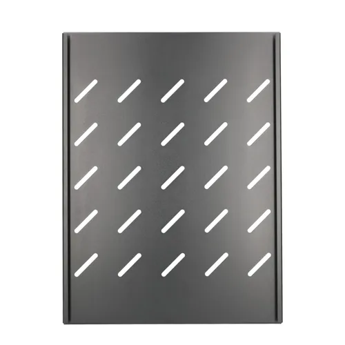 Extralink 1U 350mm Preto | Prateleira | 19 ", ponto montado, para gabinetes com uma profundidade de 600 mm Materiał obudowyStal