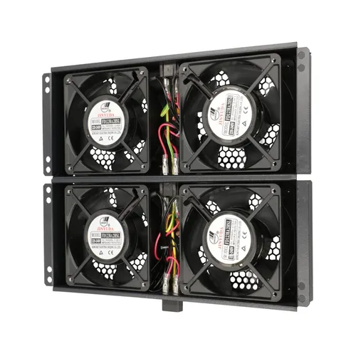 Extralink | Unita di raffreddamento | 4 ventole, con cavo per termostato Kolor produktuCzarny