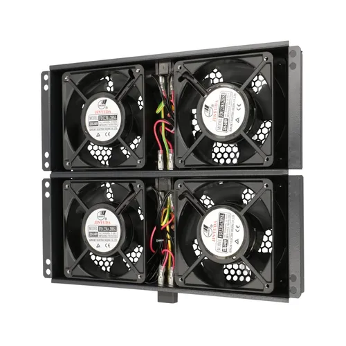 Extralink | Cooling unit | 4 fans, with cable for thermostat Kolor produktuCzarny
