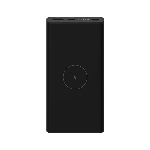 Xiaomi 10W Wireless Power Bank | Powerbank | 10000mAh, preto, com funçao de carregamento sem fio Pojemność akumulatora10000 mAh