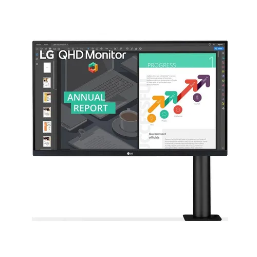 LG 27QN880-B MONITOR 27" IPS QHD, 1X DP, 2X HDMI, HUB USB AMD FreeSyncTak