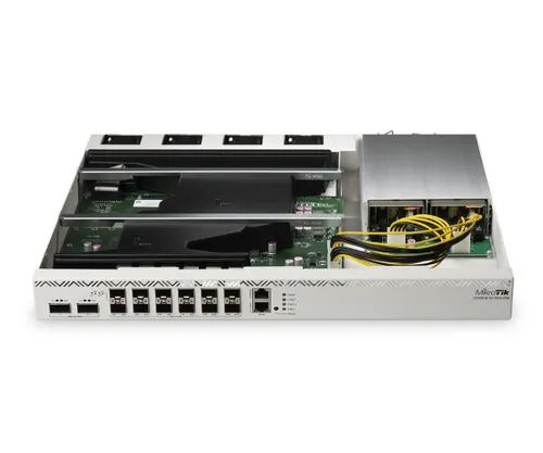 MikroTik CCR2216-1G-12XS-2XQ | Router | 12x SFP28, 2x QSFP28, 1x RJ45 1000Mb/s, 2x M.2 SATA Ilość portów LAN12x [25G (SFP28)]