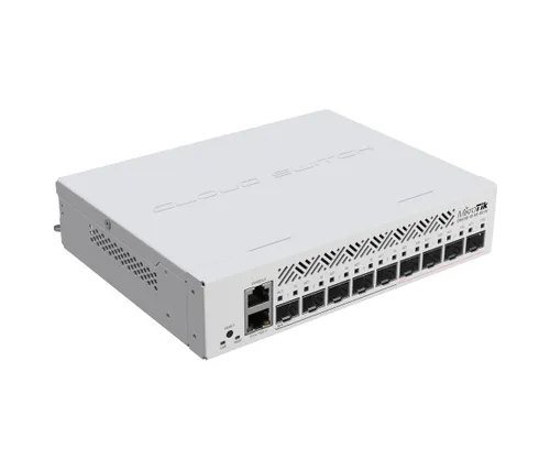 MikroTik CRS310-1G-5S-4S+IN | Switch | 1x RJ45 1000Mb/s, 5x SFP, 4x SFP+, RouterOS L5 Ilość portów LAN5x [1G (SFP)]
