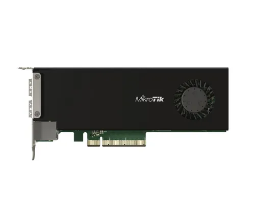 MikroTik CCR2004-1G-2XS-PCIe | PCIe Card | 2x SFP28, 1x RJ45 1000Mb/s, L6 Standard sieci LAN10 Gigabit Ethernet