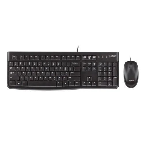 Logitech MK120 | Zestaw klawiatura + mysz | Czarny Cechy zabiezpieczeńWodoodporna