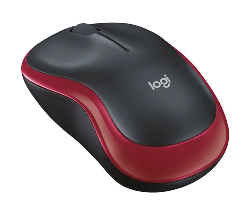 Logitech M185 Red | Optical mouse | Wireless, 1000dpi 0