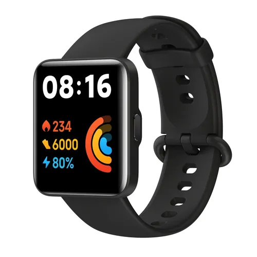 Xiaomi Redmi Watch 2 Lite Schwarz | Smartband | Bluetooth, 5 ATM, 1,55-Zoll-Bildschirm Funkcja GPSTak