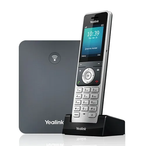 YEALINK W76P WIRELESS VOIP IP DECT PHONE WITH IP DECT POE BASE + POWER SUPPLY Alarm wibracyjnyTak