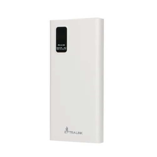 Extralink EPB-067W 10000mAh Белый | Powerbank | Power bank, Fast Charging, USB-C Ilość portów USB typu C1