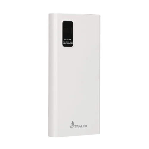 Extralink EPB-067W 10000mAh Bílý | Powerbank | Power bank, Fast Charging, USB-C Ilość złącz Micro-USB1