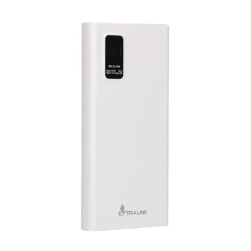 Extralink EPB-067W 10000mAh Белый | Powerbank | Power bank, Fast Charging, USB-C Ilość złącz Micro-USB1