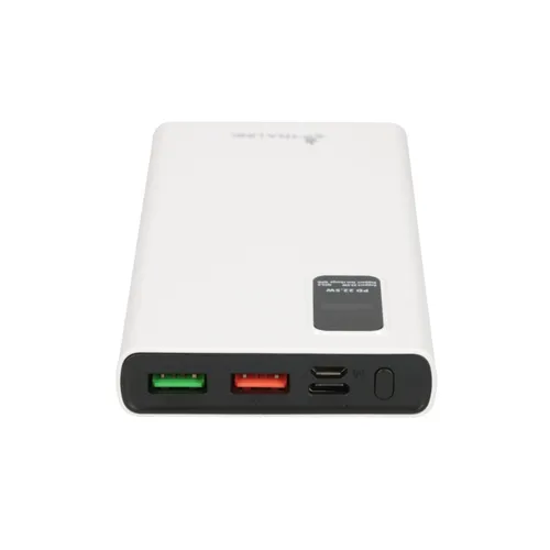 Extralink EPB-067W 10000mAh Weiß | Powerbank | Power bank, Fast Charging, USB-C Kolor produktuBiały