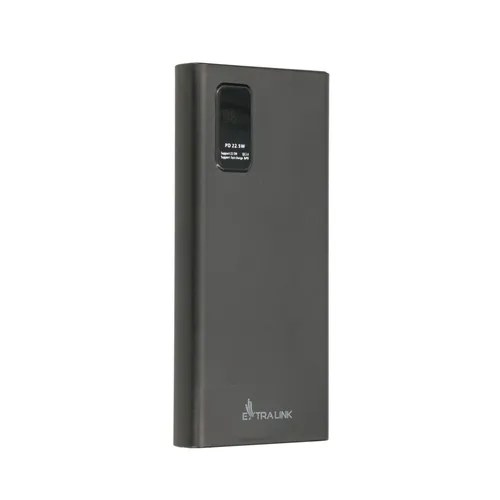 Extralink EPB-067B 10000mAh Black | Powerbank | Power bank, Fast Charging, USB-C Ilość złącz Micro-USB1