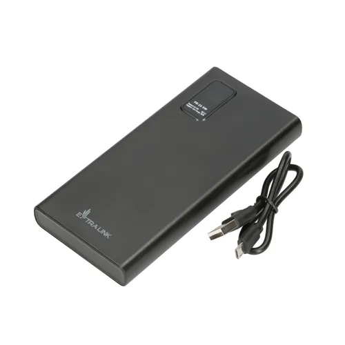 Extralink EPB-067B 10000mAh Czarny | Powerbank | Power bank, Fast Charging, USB-C Maksymalna liczba jednocześnie podłączonych urządzeń3