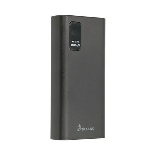 Extralink EPB-068 20000mAh Black | Powerbank | Power bank, Fast Charging, USB-C Ilość złącz Micro-USB1