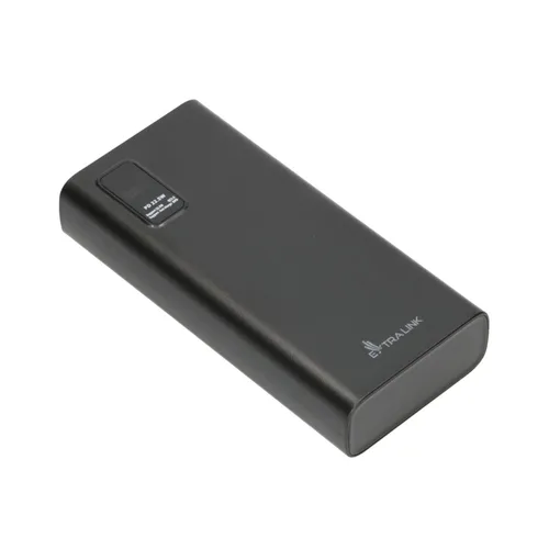Extralink EPB-068 20000mAh Černá | Powerbank | Power bank, Fast Charging, USB-C Mini-złącze USBNie
