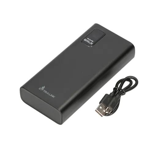 Extralink EPB-068 20000mAh Black | Powerbank | Power bank, Fast Charging, USB-C Pojemność baterii20000