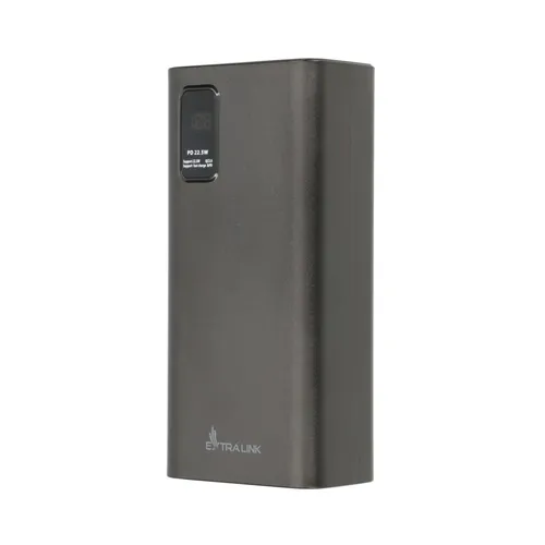 Extralink EPB-069 30000mAh Schwarz | Powerbank | Power bank, Fast Charging, USB-C Ilość na paczkę1