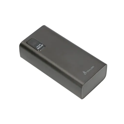 Extralink EPB-069 30000mAh Black | Powerbank | Power bank, Fast Charging, USB-C Moc wyjściowa portu 122,5