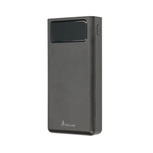 Extralink EPB-112 30000mAh Black | Powerbank | Power bank, USB-C Diody LEDZasilanie, Status