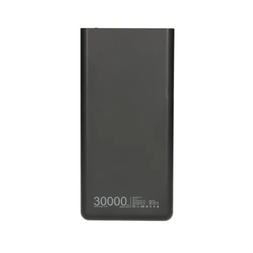Extralink EPB-112 30000mAh Schwarz | Powerbank | Power bank, USB-C Kolor produktuCzarny
