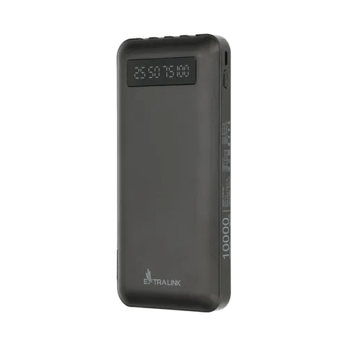 Extralink EPB-083 10000mAh Siyah | Powerbank | Power bank, USB-C Ilość złącz Micro-USB1