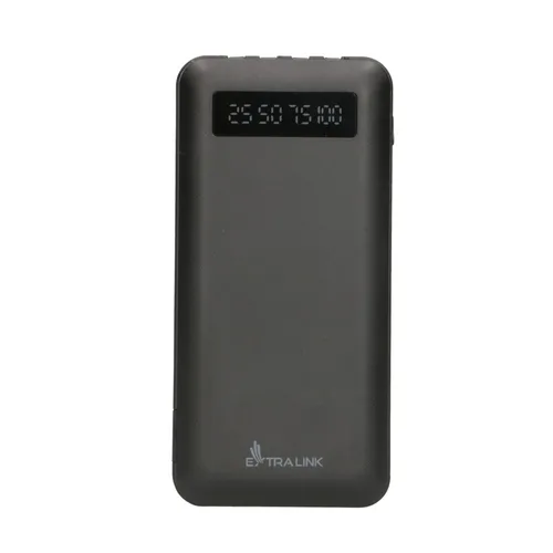 Extralink EPB-083 10000mAh Siyah | Powerbank | Power bank, USB-C interfejs wejściaMicro-USB + USB Type-C
