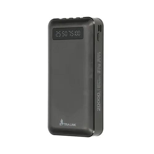 Extralink EPB-084 20000mAh Nero | Powerbank | Power bank, USB-C Całkowita moc wyjściowa10