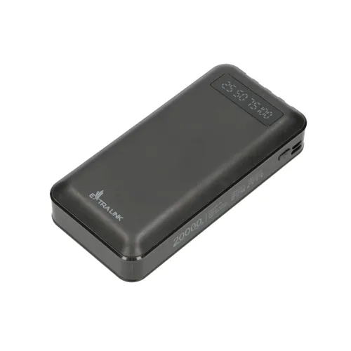 Extralink EPB-084 20000mAh Black | Powerbank | Power bank, USB-C Maksymalna liczba jednocześnie podłączonych urządzeń5