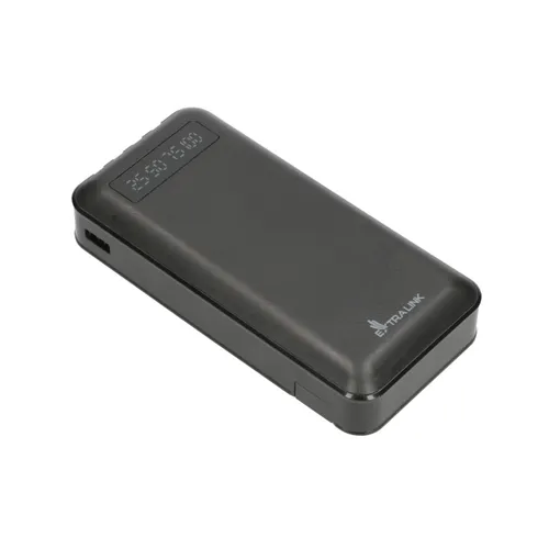 Extralink EPB-084 20000mAh Czarny | Powerbank | Power bank, USB-C Mini-złącze USBTak