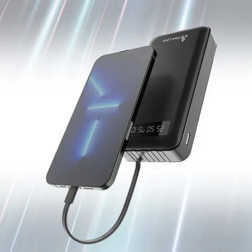 Extralink EPB-084 20000mAh Nero | Powerbank | Power bank, USB-C Moc wyjściowa portu 210