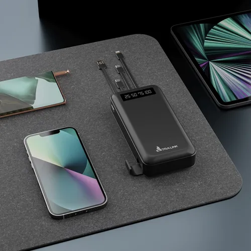 Extralink EPB-084 20000mAh Nero | Powerbank | Power bank, USB-C Napięcie5