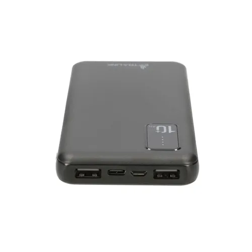 Extralink EPB-098B 10000mAh Black | Powerbank | Power bank, USB-C Kolor produktuCzarny