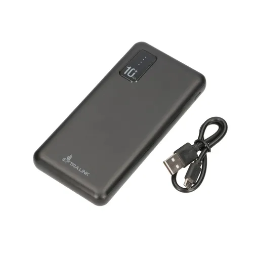 Extralink EPB-098B 10000mAh Czarny | Powerbank | Power bank, USB-C Kompatybilność ładowarkiTelefon komórkowy/Smartfon, Tablet
