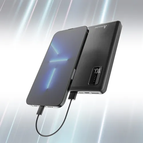 Extralink EPB-098B 10000mAh Black | Powerbank | Power bank, USB-C Maksymalna liczba jednocześnie podłączonych urządzeń2