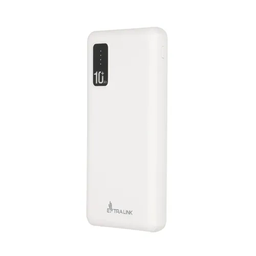 Extralink EPB-098W 10000mAh Белый | Powerbank | Power bank, USB-C Głębokość produktu68