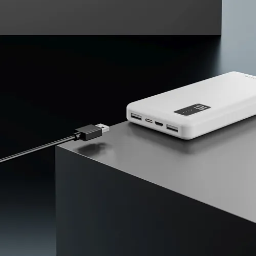Extralink EPB-098W 10000mAh Белый | Powerbank | Power bank, USB-C Napięcie5