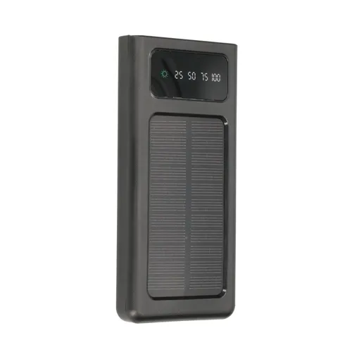 Extralink EPB-091 10000mAh Siyah | Powerbank | Solar Power bank, USB-C Diody LEDStatus