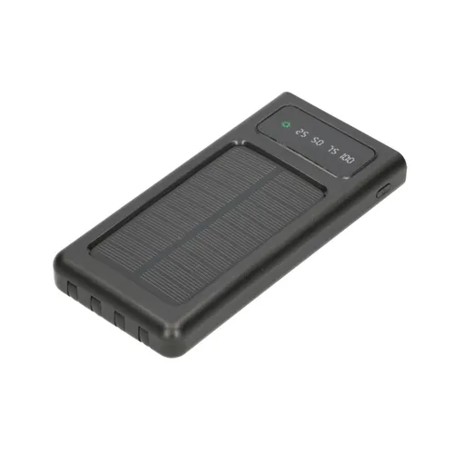 Extralink EPB-091 10000mAh Black | Powerbank | Solar Power bank, USB-C Kompatybilność ładowarkiUniwersalne