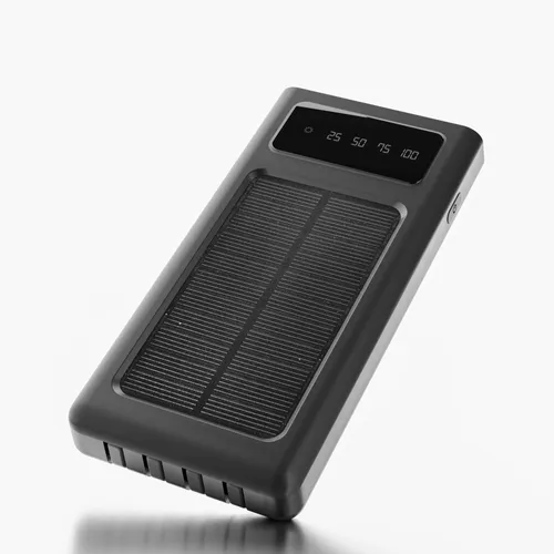 Extralink EPB-091 10000mAh Černá | Powerbank | Solar Power bank, USB-C Bezprzewodowe ładowanieNie