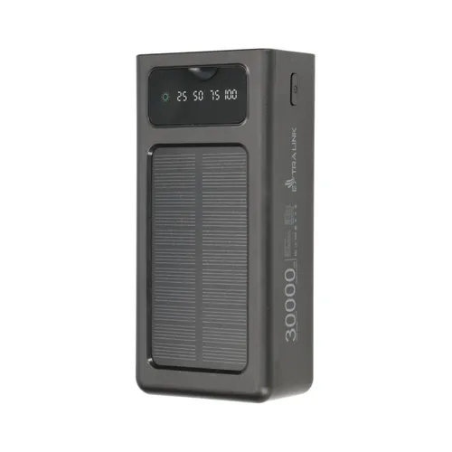 Extralink EPB-093 30000mAh Nero | Powerbank | Solar Power bank, USB-C Głębokość produktu70