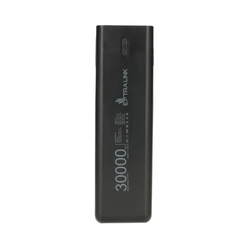 Extralink EPB-093 30000mAh Black | Powerbank | Solar Power bank, USB-C Kolor produktuCzarny