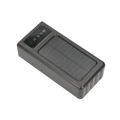 Extralink EPB-093 30000mAh Schwarz | Powerbank | Solar Power bank, USB-C Mini-złącze USBTak