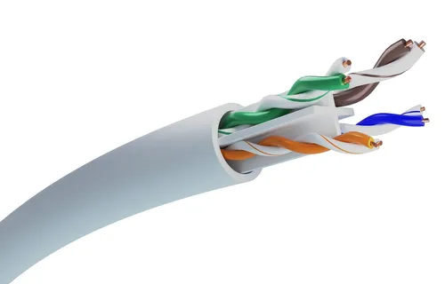 Extralink CAT6 UTP (U/UTP) V2 Interní | Síťový kabel s krouceným párem | 100M Kabel do montażuWewnątrz budynków
