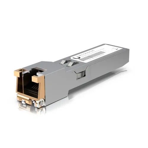 Ubiquiti UACC-CM-RJ45-1G | SFP Module | 1Gb/s, RJ45 Moduł SFP - prędkość portu1,25 Gbps