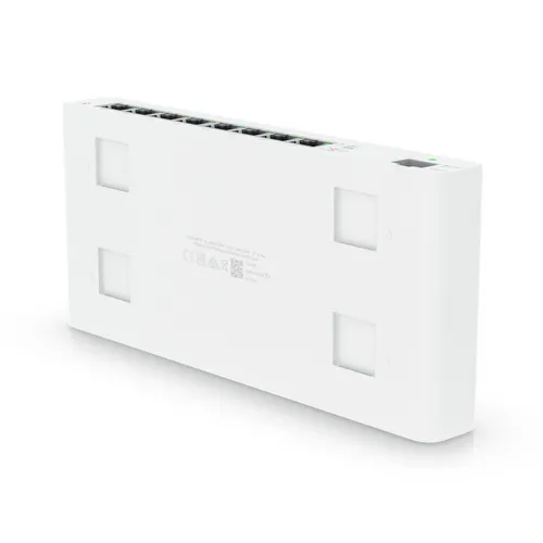 Ubiquiti UISP-R-EU | Router | MicroPoP, 8x RJ45 1000Mb/s, 1x SFP, 110W Diody LEDDziałanie, LAN, Link, PoE, Zasilanie, Prędkość, Sieć WAN, WLAN