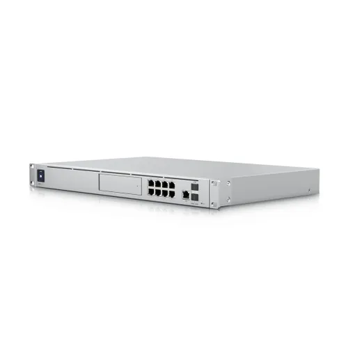 Ubiquiti UDM-SE | Konsola | UniFi Dream Machine, 8x RJ45 1000Mb/s, 1x SFP+, 1x RJ45 2.5Gb/s WAN, 1x SFP+ WAN, 128GB SSD Ilość portów LAN8x [10/100/1000M (RJ45)]
