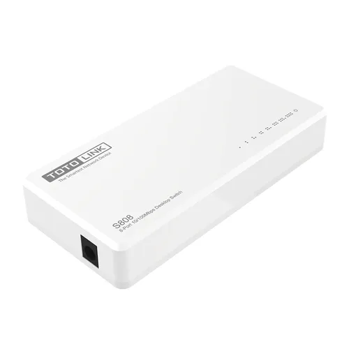 Totolink S808-V5 | Switch | 8x RJ45 100Mb/s, Desktop Standard sieci LANFast Ethernet 10/100Mb/s