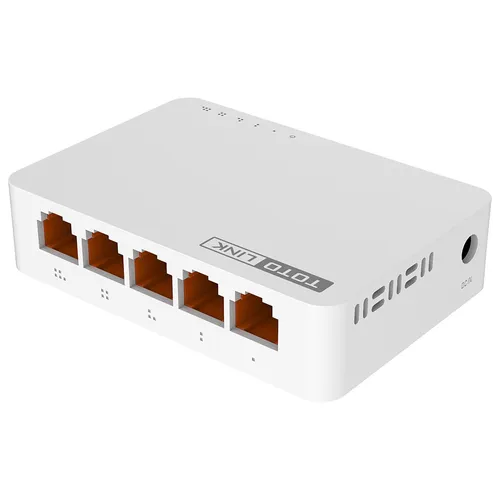 Totolink S505G-V3 | Switch | 5x RJ45 1000Mb/s Gigabit, Desktop Auto-NegocjacjaTak