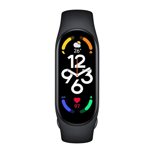 Xiaomi Mi Band 7 | Banda esportiva inteligente | Pedômetro, mediçao de freqüencia cardíaca, PPG, 5ATM Aktywnych minutTak